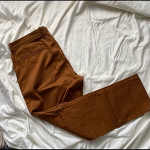 Jcrew chestnut brown stretch broken-in chinos